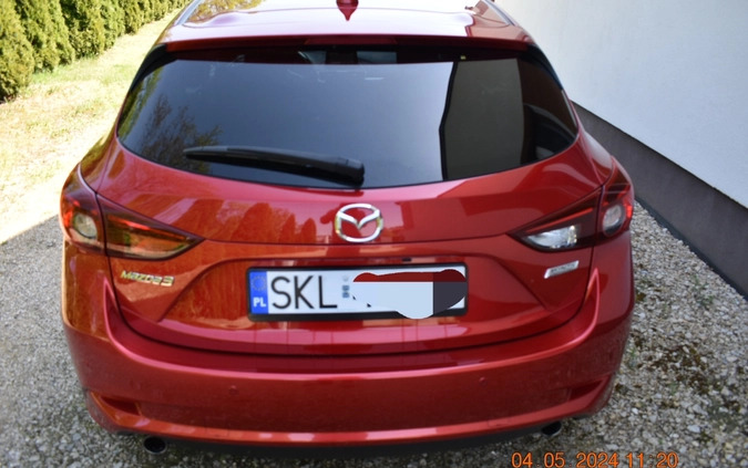 Mazda 3 cena 65000 przebieg: 80130, rok produkcji 2017 z Mieszkowice małe 466